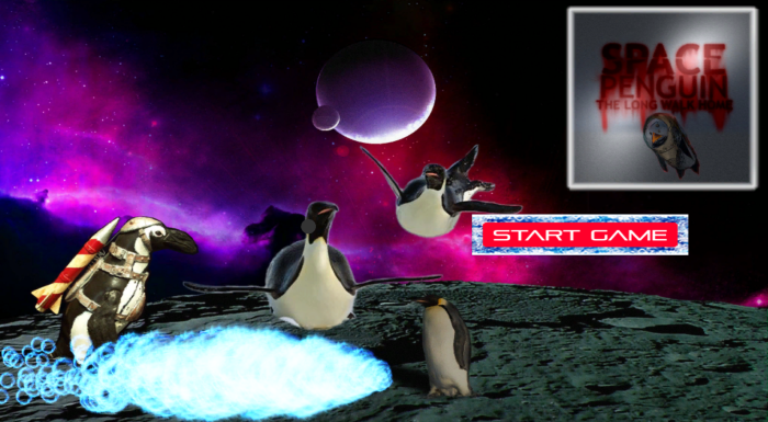 Penguin Alien title screen